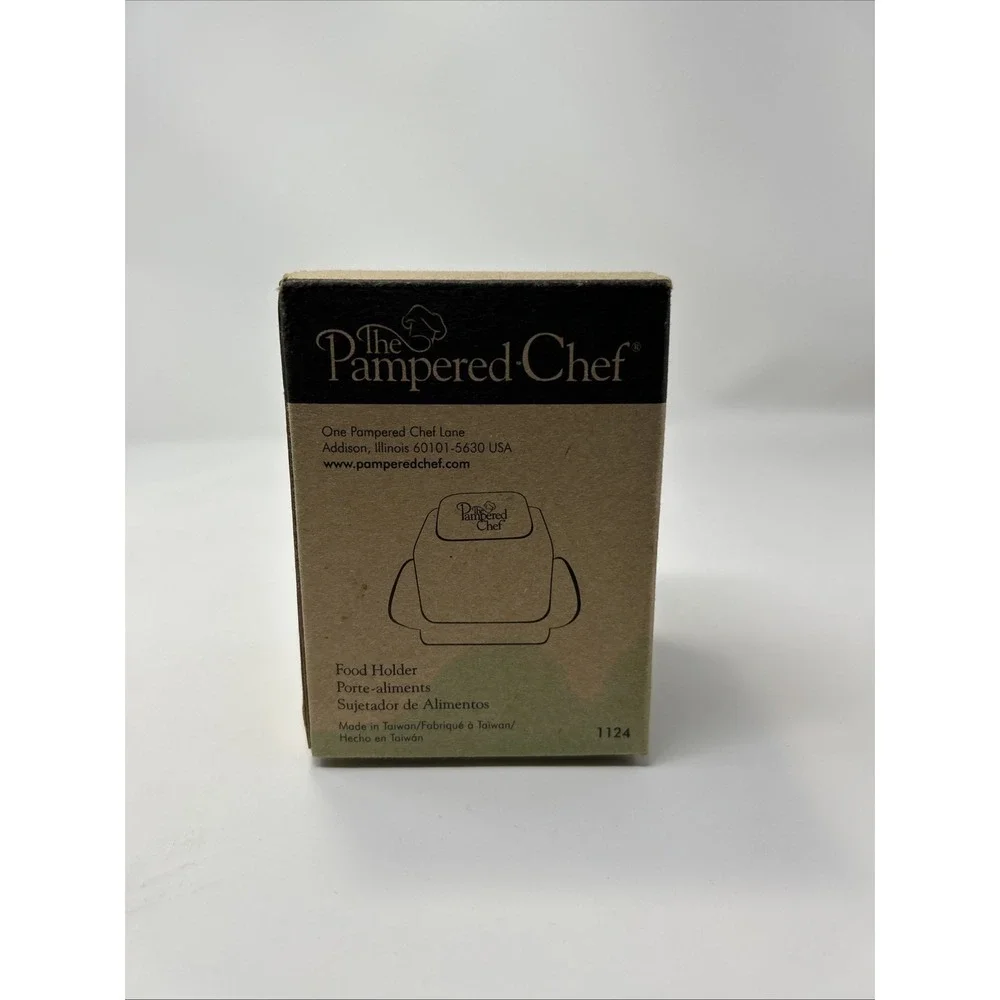 Pampered Chef #1124 Food Holder For Microplane Adjustable Grater ~ Black‎